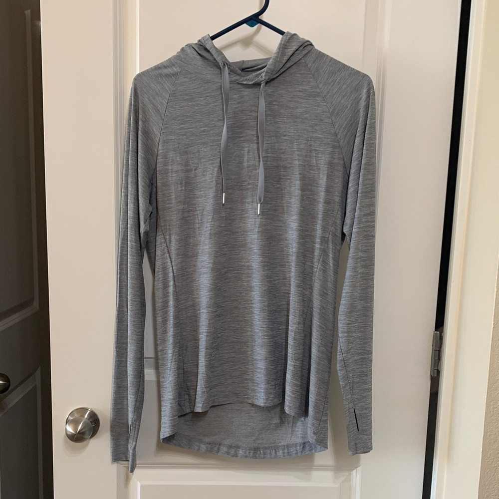 Gray Women's Hooded Top